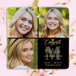 Elegant Studenten Personlig 3 Fotokollage Julgransprydnad Keramik<br><div class="desc">Fira student med vår elegant och vårt moderna fotokollage studenten ornament - perfekten till minne av er speciella dag! Den här enkla men fantastiska tangentbordet har plats för foton i tre personliger, tillsammans med ditt namn och skolår för en verklig personlig. Oavsett om du firar en högskola, högskola eller universiteten...</div>