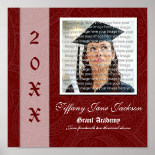 Elegant Studenten Photo Collage Wall Art Poster