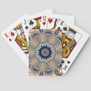 Elegant & Stunning Mandala Guld Black White Casinokort