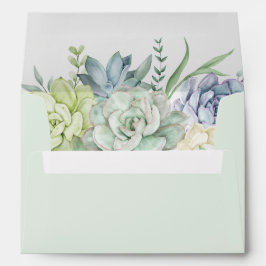 Elegant Succulent Greenery Bröllop