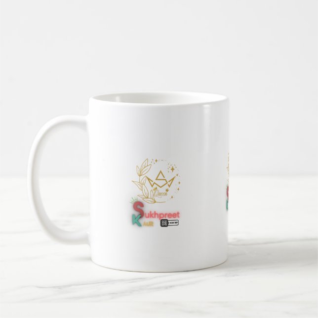 Elegant Sukhpreet Kaur Personlig mugg - 11oz (Vänster)