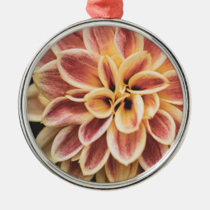 Elegant Summer Dahlia Flower (Blommigt Art) Julgransprydnad Metall