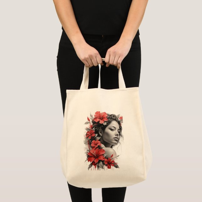 Elegant Summer Tote Bag - Snyggt Gift for Women Tygkasse (Framsida (produkt))