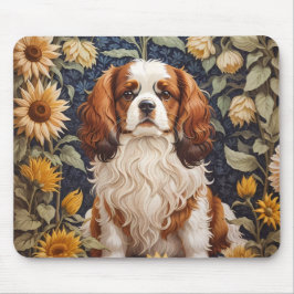 Elegant Sunblommor Cavalier Kung Charles Spain Musmatta