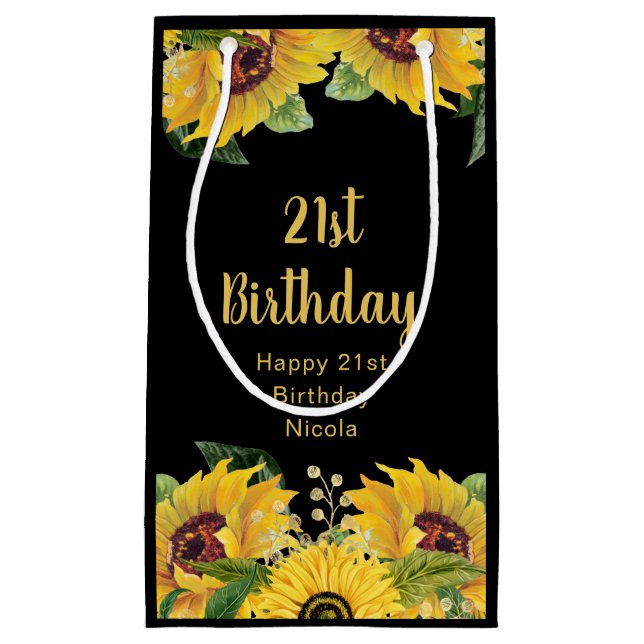 Elegant Sunflowers and Foliage Birthday Party (Framsidan)
