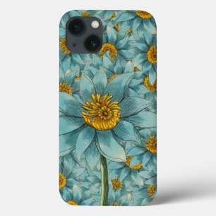 Elegant Surreal Solrosolroskalets Gult Blommigt