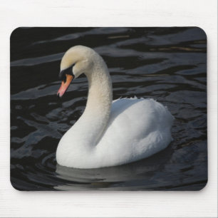 Elegant svan 2 - mousepad musmatta