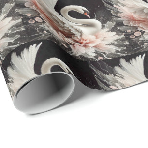 Elegant svan presentpapper