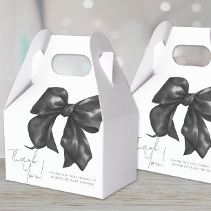 Elegant svart bows-barnvaksamhet presentaskar