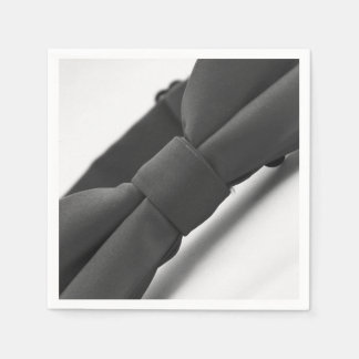 Elegant svart flugpapper servett