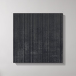 Elegant Svart Grått, rustik fiberstrimlad abstrakt Canvastryck