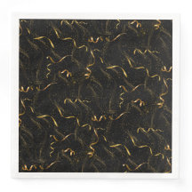 Elegant svart & guld vin box