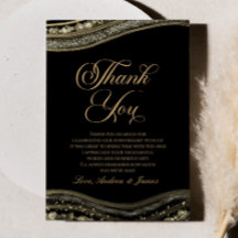 Elegant svart guldagate jubileumsfest