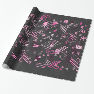 Elegant svart kolfiber stil tryckt bakgrund presentpapper