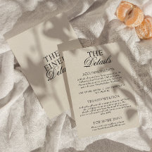 Elegant svart kräm gammaldags peng wedding detalje