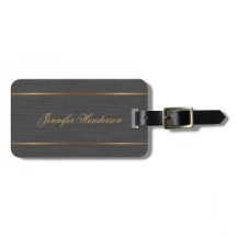Elegant svart linnetygg guld ram professionell