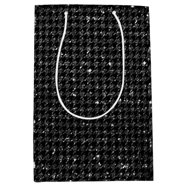 Elegant svart med Glitter-utseendeutskrift (Framsidan)