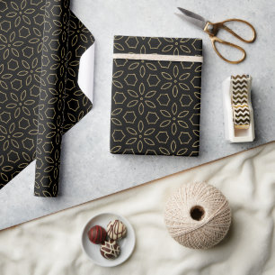 Elegant, svart och arabiska Guld Presentpapper