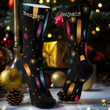 Elegant svart och guld jul med stjärnakcenter