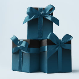 Elegant svart och oceanblå teal ombré presentpapper