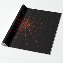 Elegant svart och orange lyx Halloween webbkonst
