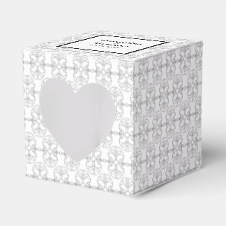 Elegant svart och vit Art Deco-stil Presentaskar