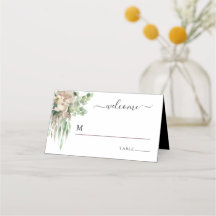 Elegant svart och vit blombröllop