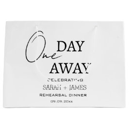 Elegant svart och vit en dag bort bröllopsfest