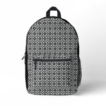 Elegant svart och vit geometrisk mönster