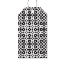 Elegant svart och vit geometrisk mönster