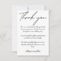 Elegant svart och vitt bröllop