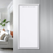 Elegant Svart och Vitt Minimalistisk Två Ramar