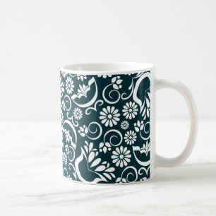 Elegant svart och vitt Mugg