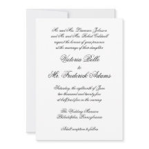 Elegant, svart och vitt, traditionellt Bröllop