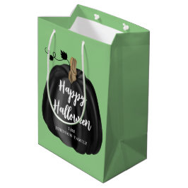 Elegant svart pumpa Halloween 
