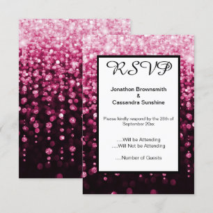 ELEGANT SVART ROSA DIAMANT VATTENFALL RSVP INBJUDNINGAR