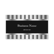 Elegant svart silver