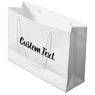 Elegant Svart skripttextmall vit