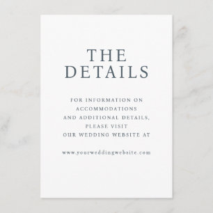Elegant Svart Typografisk Minimalistisk Tilläggskort