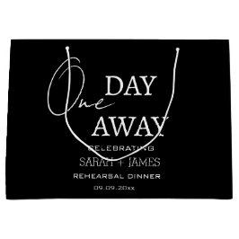 Elegant svart & vit en dag bort bröllopsfest