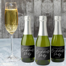 Elegant svart vit möhippa anpassad mini