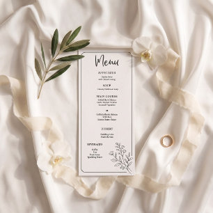 Elegant svart & vit mottagning
