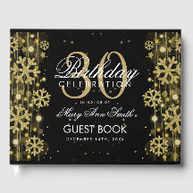 Elegant, Svarta 30års födelsedag, västra Glitter