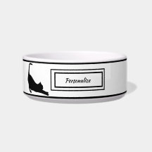 Elegant Svartvit svart katt av svart katt