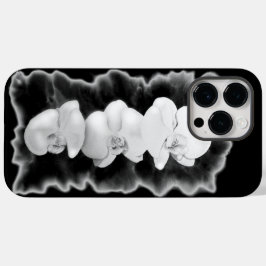 Elegant svartvit tropiska orkidéer blommigt