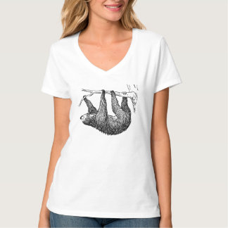 Elegant svartvit vild t shirt