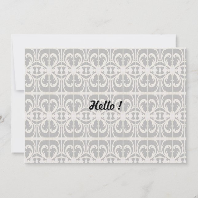 Elegant Svartvitt Inbjudningar (Framsida)