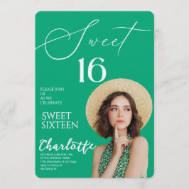 Elegant Sweet 16 Save the Date Birthday Inbjudningar