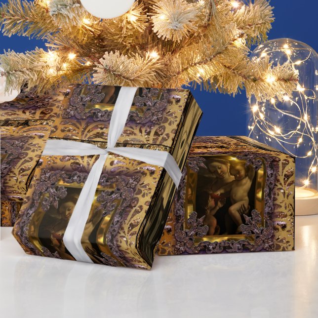 Elegant Sweet Baby Jesus (Victorian Series) Presentpapper (Helgdagar)