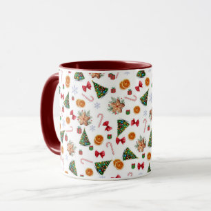 Elegant Sweet Cute-julsagor Candy cane Mugg